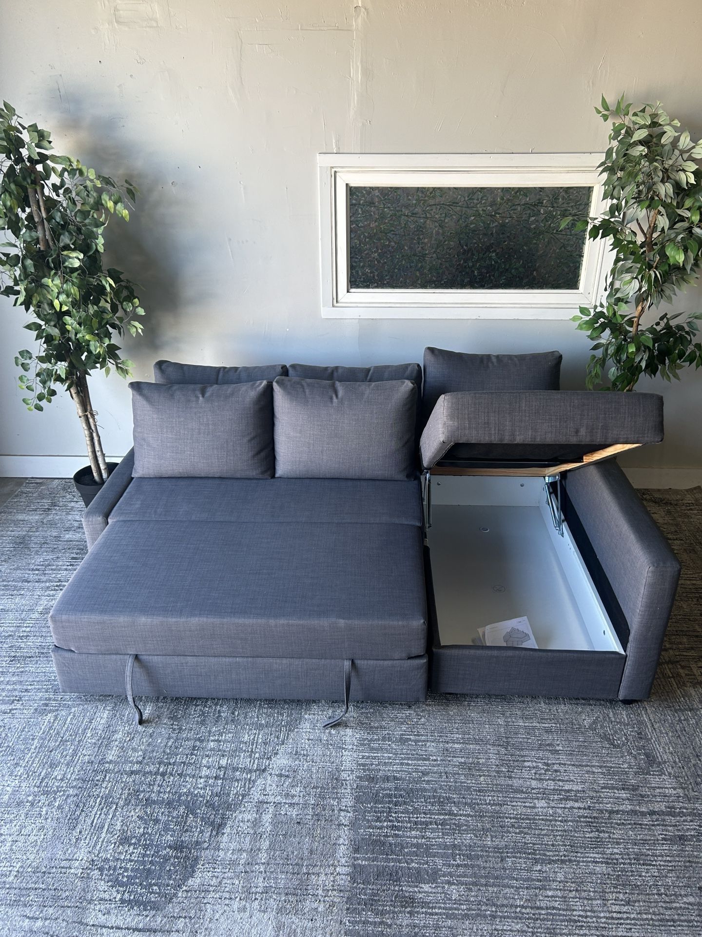 IKEA FRIHETEN Sectional Sleeper Couch 🚛 Same Day Delivery