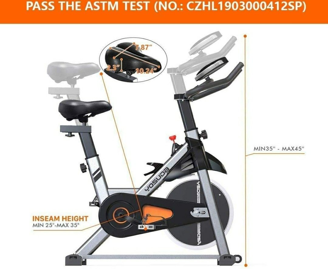 YOSUDA Indoor Cycling Bike Stationay Bike Cycle Bike with Ipad
