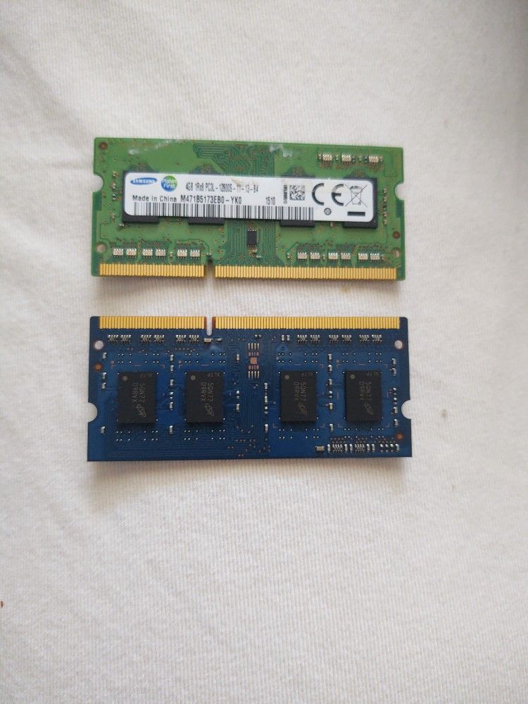 8 GB RAM 4X2 (Samsung & Ramaxel Stick)