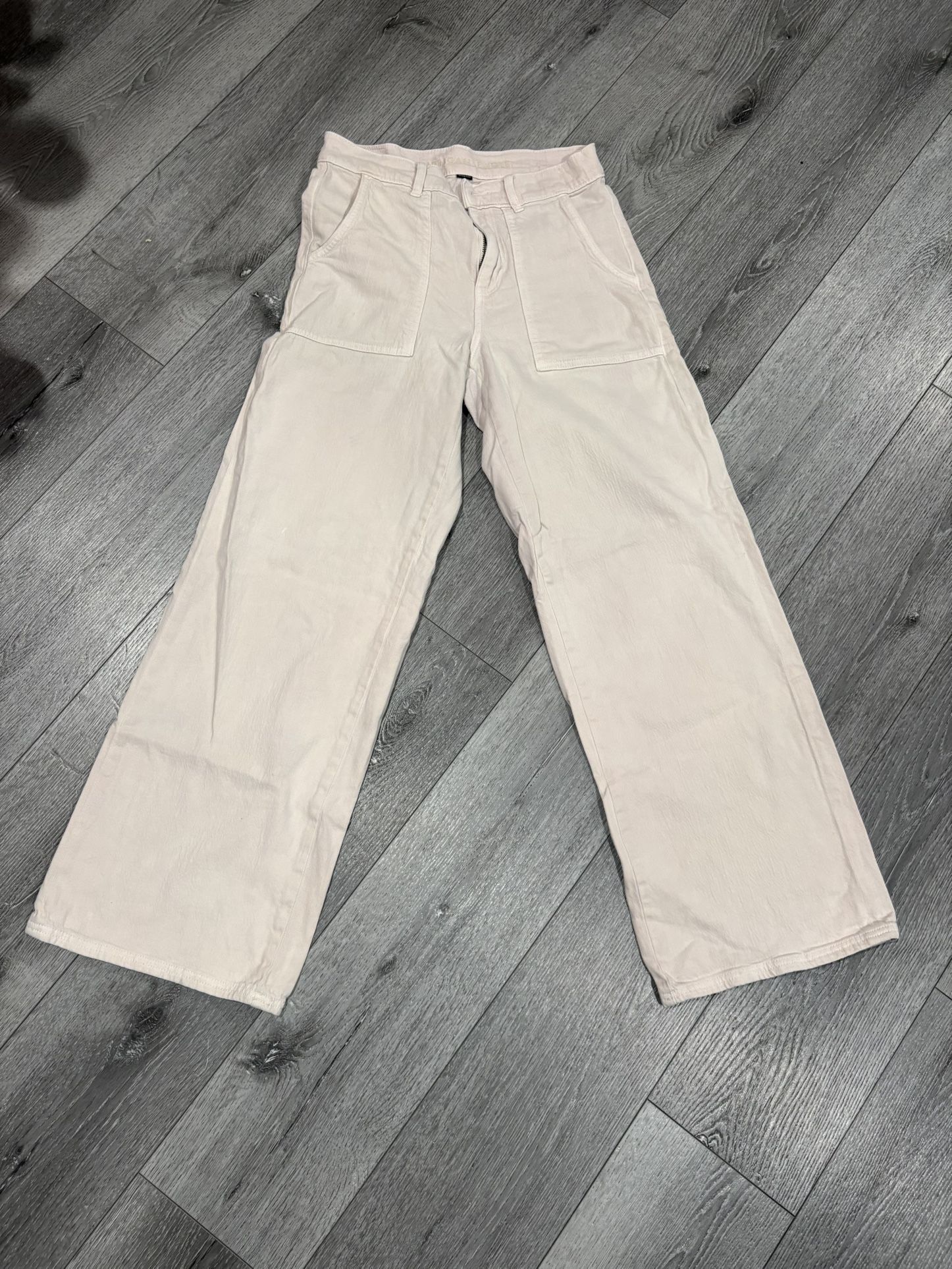 light pink jeans baggy/ loose fit