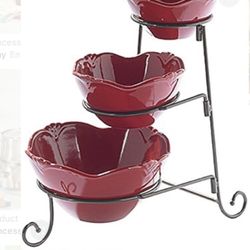 Princess House 3 Platos Y Base. 