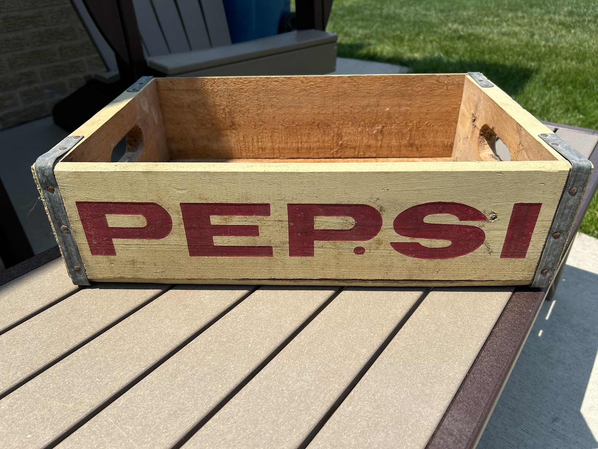 Vintage Wooden Pepsi Crate