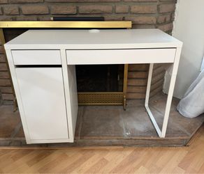 3 drawer Wooden white Desk