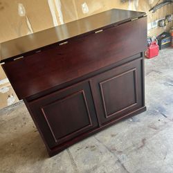 Cerdeza Bar Cabinet With Extencion ! 