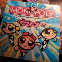 2001 Vintage Y2K The Powerpuff Girls Monopoly Game Sealed NOS Parker Brothers Comedy Network Hasbro Classic  Animation 