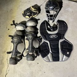 Rawlings Catching Gear Set w/ Allstar Glove CM3031