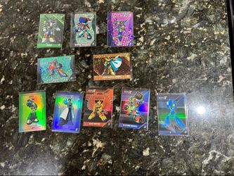 Cardsmith's Mega Man X Series 1 lot commons holofoils and megarefractors