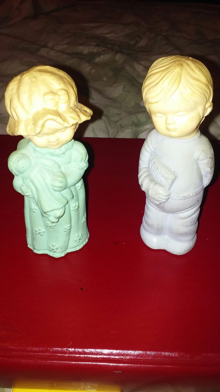 Vintage avon little dream girl and sweet little boy perfume
