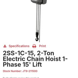 15 Chain Hoist
