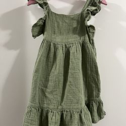 Green Girls Dress 
