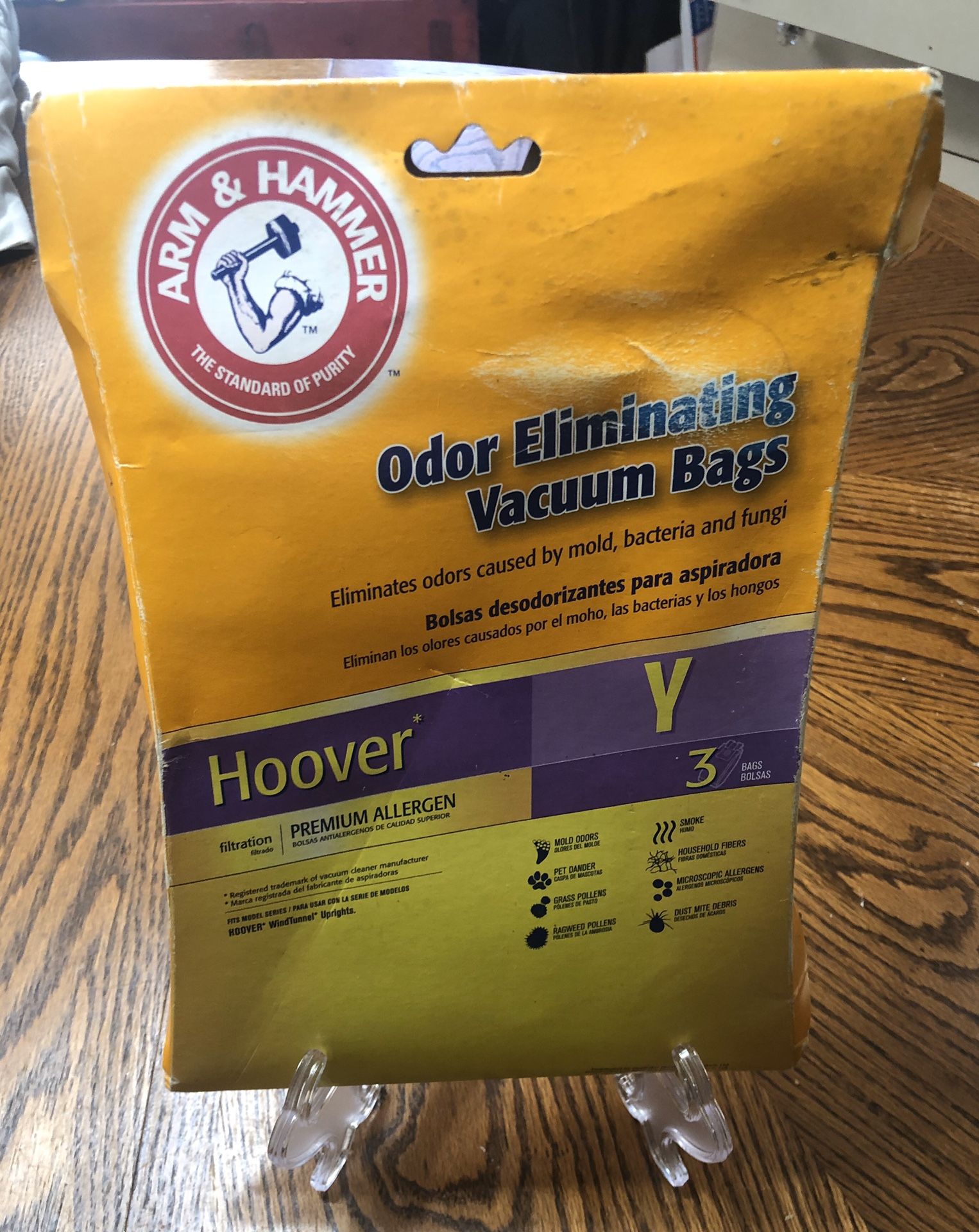 Arm & Hammer Brand Odor Eliminating “Y” Vacuum Cleaner Bags