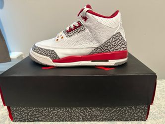 Jordan 3 (retro) Cardinal- GS 6Y/8W