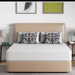 FDW | 10 inch Queenr Mattress | Medium Firm | Gel Memory Foam mattress