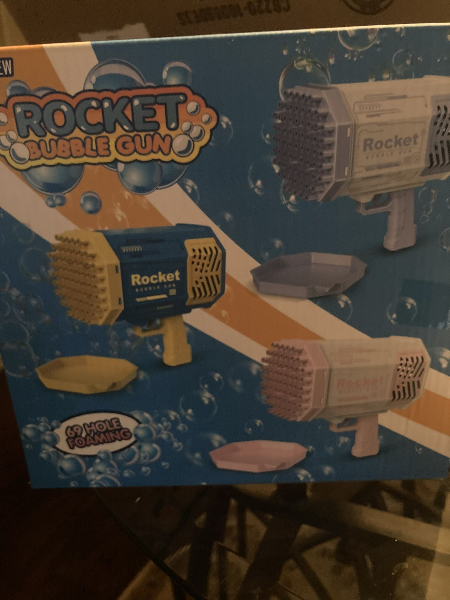 Rocket bubble maker