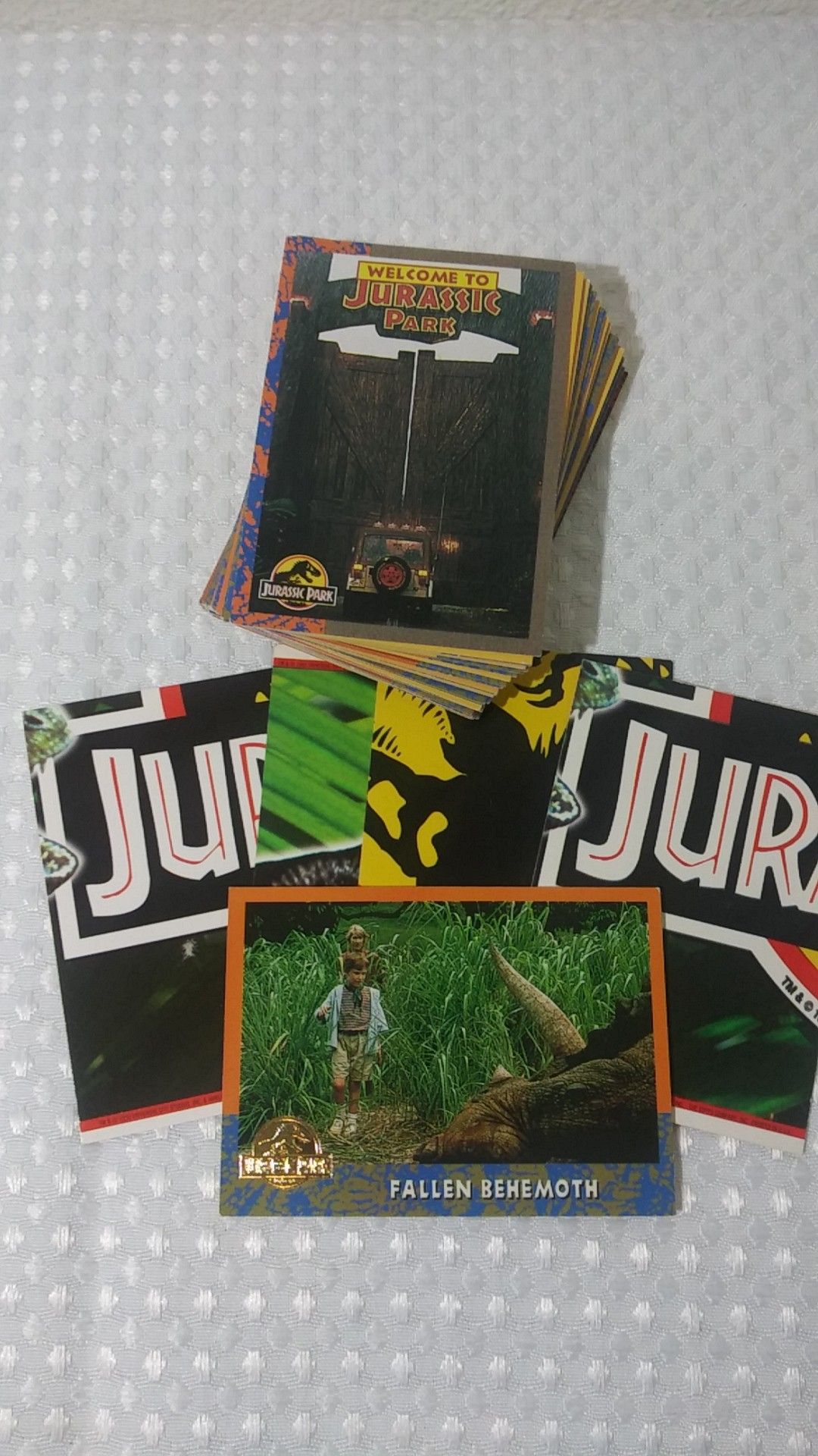 Vintage 1993 Jurassic Park - Cards