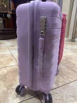 Lavender Hard Shell Spinner Luggage Suitcase
