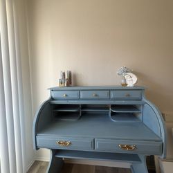 Vintage Blue Desk