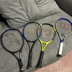 LOW PRICE MOVING- ADULT TENNIS RACKETS