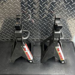 Pair Pittsburgh Tools 3-Ton Jack Stands 38846
