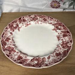 Beautiful Vintage Strawberry Fair Johnson Brother English Plate 10”
