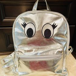 Kids Silver Backpack Small