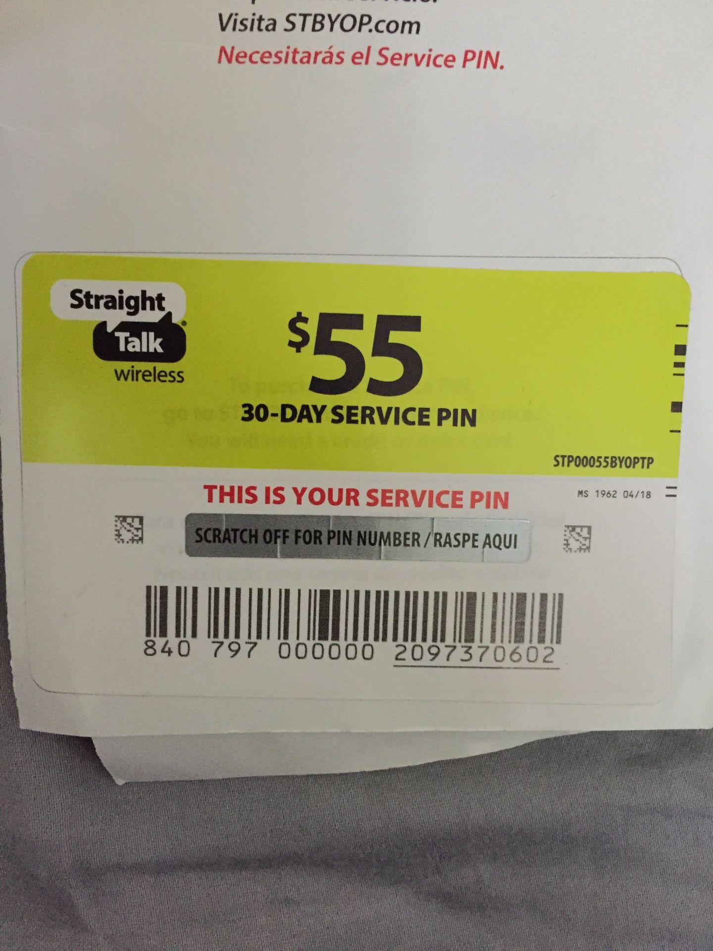 Straight talk $55 service plan