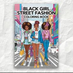 Ethnic Girls Coloring Book