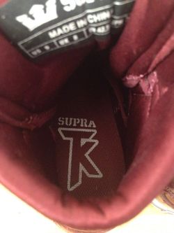 Supra men's tk terry Kennedy skate shoe sz9