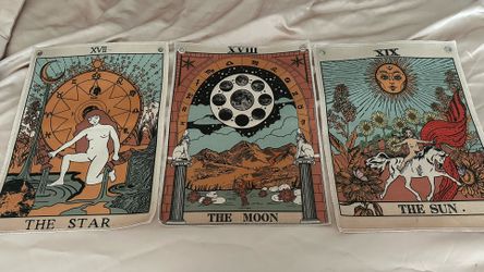 Sun, Moon and Star wall posters