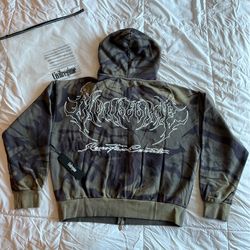 Civil Regime “Midnight Whisper” camo hoodie size medium