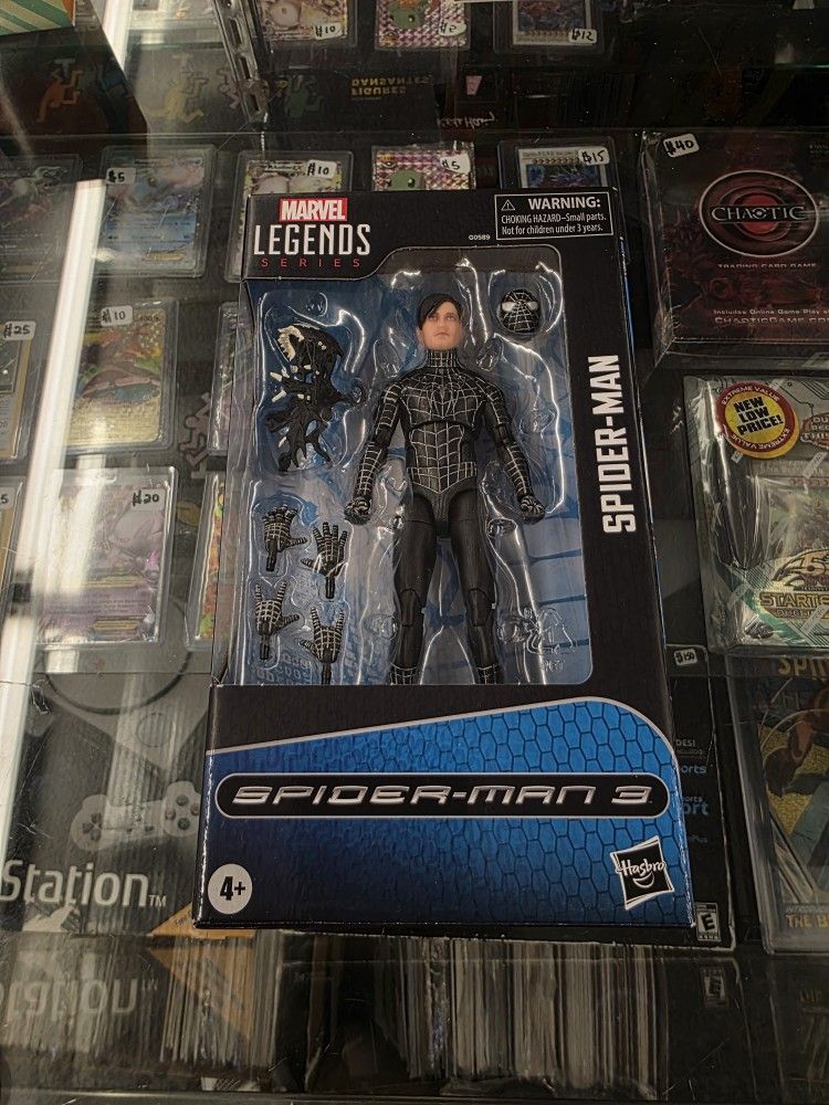 Spider-Man Marvel Legends Series Spider-Man 3 Symbiote Suit 6 Inch Action Figure