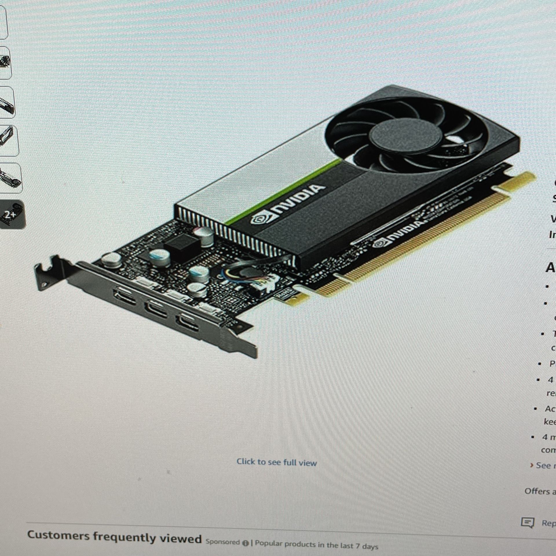 Pny Nvidia T400 Graphics Card 4gb Gddr6 Low Profile