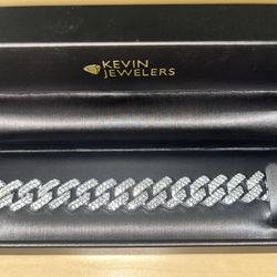 Iced White Gold VVS Diamond Bracelet