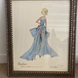 2 Barbie Fashion Model Limited Edition Frames  Prints