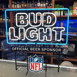 Bud Light dimmable neon light