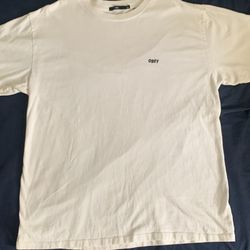 OBEY White T-Shirt LARGE 🥼