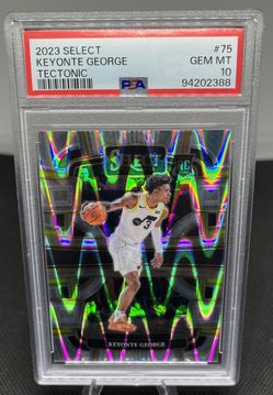 2023 Panini Select #75 Keyonte George Tectonic PSA 10
