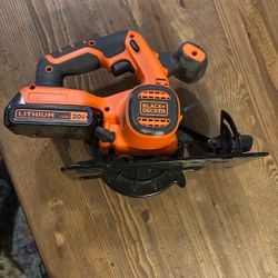 Offer - Unused BLACK+DECKER 20V Max* POWERCONNECT 5-1/2 in. Cordless Circular Saw BDCCS20B