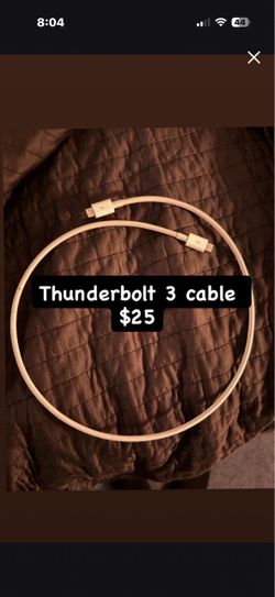 Thunderbolt 3 cable