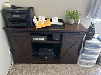 Sliding Barn Door TV Stand