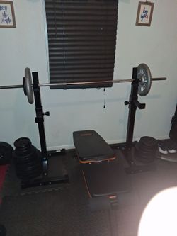 Complete home gym like new