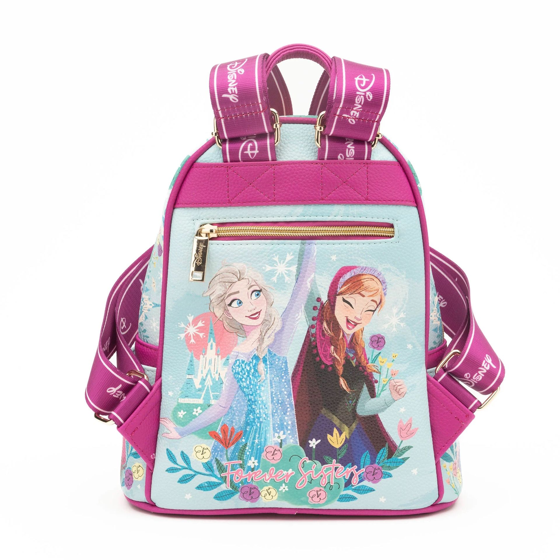 Disney Frozen Mini Backpack Anna Elsa Faux Leather Bag Limited