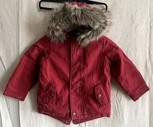 Boys / Girls Red Winter Jacket Size 4T 4A
