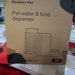 Pet Water And Food Dispenser Mildly Used