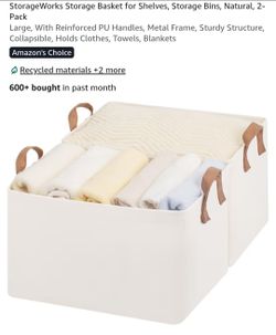 2 pack collapseable storage bins NEW HAVE 12 SETS