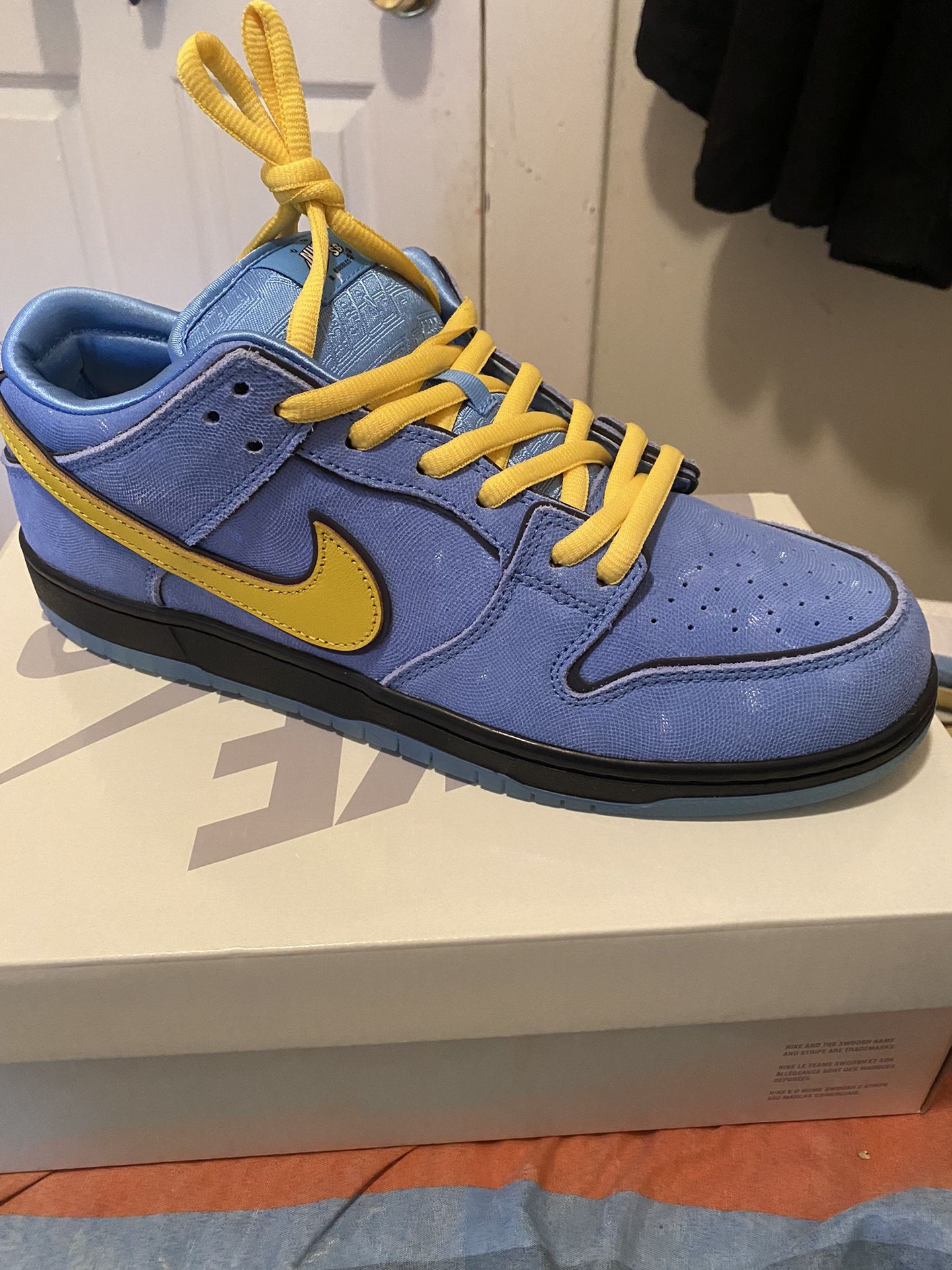 Nike SB Dunks Power Puff Girls Bubbles Blue Color Way