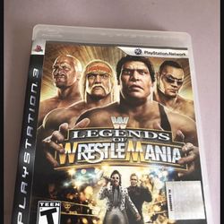WWE LEGENDS OF WRESTLE MANIA ps3 (for sale only no trades)