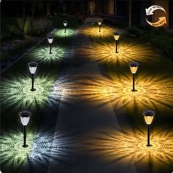 Solar Lights for Outside, 16Pack Pathway Lights Solar Powered for Outside Decor, Garden Lights Solar Powered Waterproof, Luces Solares Para Jar