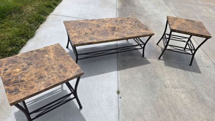 Coffee table and 2 side Tables