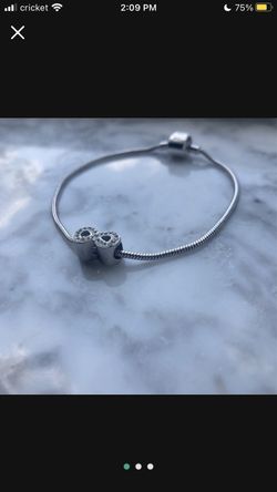 Infinity Sliver Bracelet